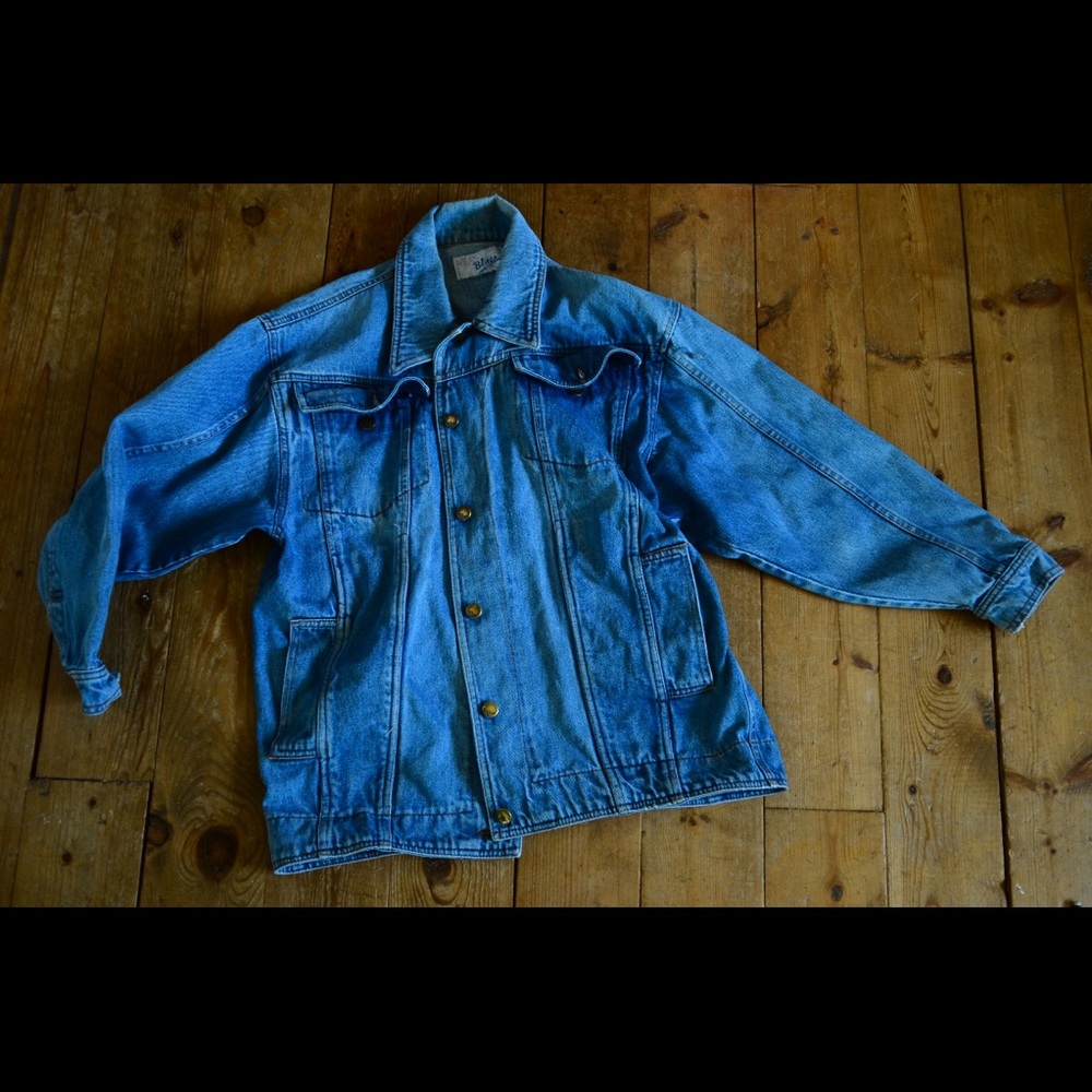 Vintage oversized denim jacket